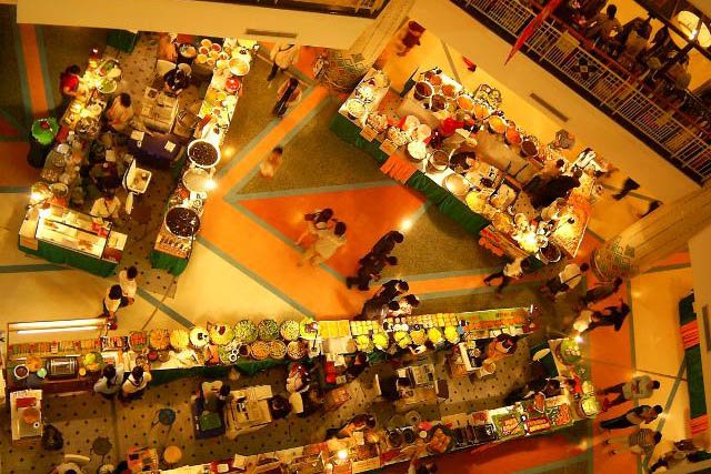 Abundant Food and Shopping