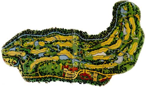 Alpine Golf Resort Chiang Mai Layout